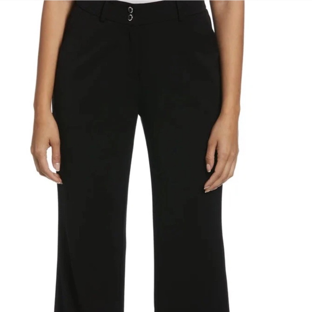 Ella Black Wide Leg Women's Pants